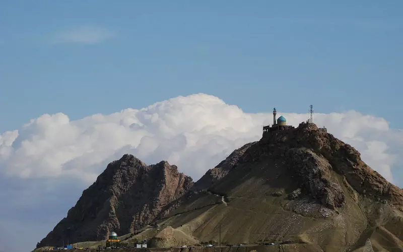 کوه خضر نبی بهترین مکان تاریخی قم